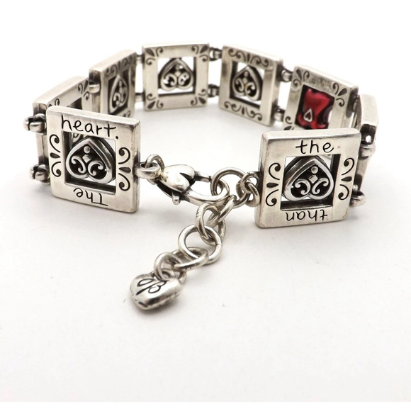 Brighton Jewelry - Brighton Your Heart Is Bigger Than The Ocean Bracelet Silver Tone 3078 2322